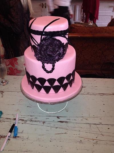 Great Gatsby bridal shower cake - Cake by Angma4