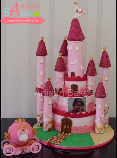 Princess Castle cake - Cake by Artisan Bakes
