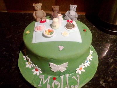 teddy bears picnic - Cake by nannyscakes