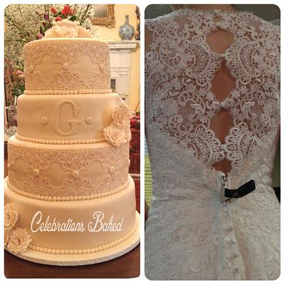 Wedding lace - Cake by Sherri Hodges 