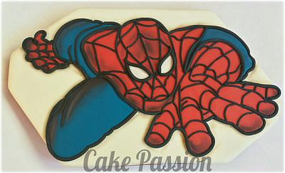 Spiderman Plaque - Cake by CakePassion