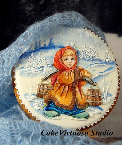 Winter cookie - Cake by Natasha Ananyeva (CakeVirtuoso Studio)