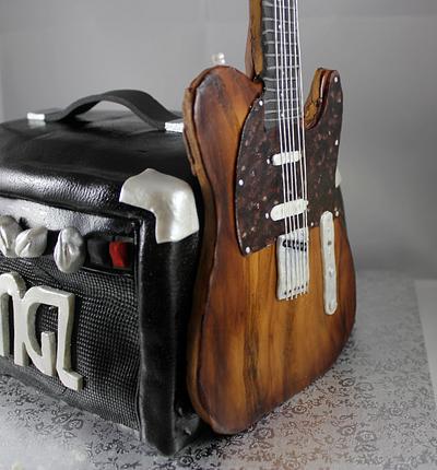 Guitar Cake - Cake by Recreax