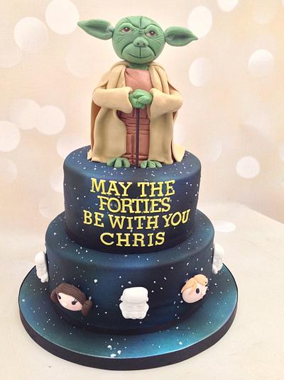 Star Wars 40th Birthday cake - Cake by Yvonne Beesley