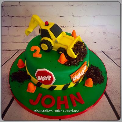 Diggerloader cake - Cake by Chantelle's Cake Creations