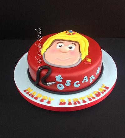 Fireman Sam Cake - Cake by The Crafty Kitchen - Sarah Garland