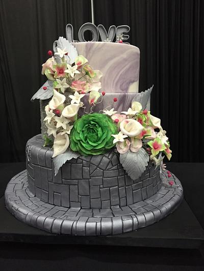 Flower LOVE Silver Cake - Cake by Joliez
