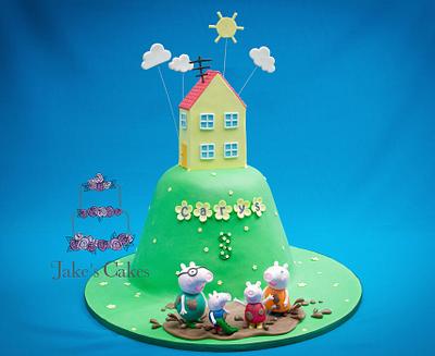 My Daughter's Peppa Pig Birthday cake - Cake by Jake's Cakes