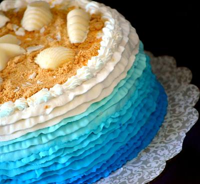 Inspired from Sea Ombre  - Cake by Divya iyer