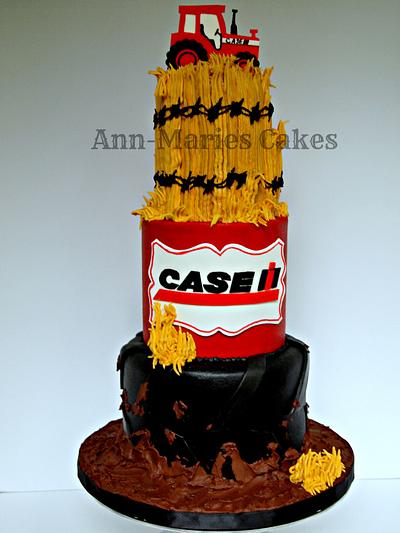 Case Tractor cake - Cake by Ann-Marie Youngblood