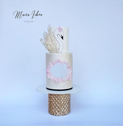 Swan  - Cake by Maira Liboa