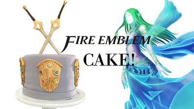 FIRE EMBLEM CAKE! - Cake by Miss Trendy Treats