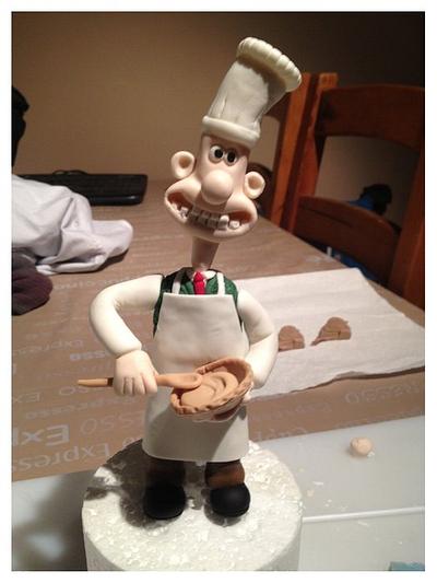 Wallace gum paste figure cake topper - Cake by Melanie Jane Wright