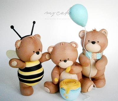 Sweet teddy bears - Cake by Natalia Casaballe