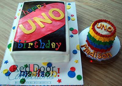 Uno First Birthday - Cake by Alicea Norman