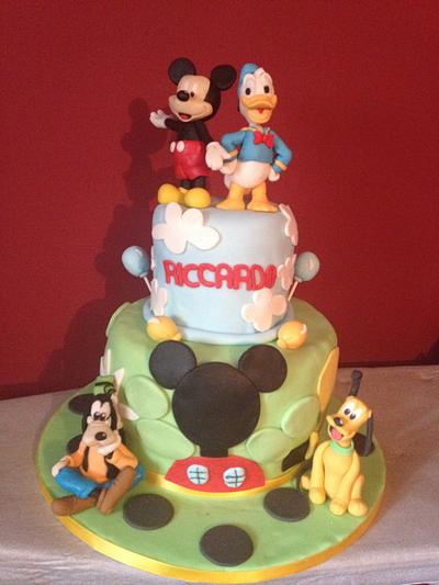 Mickey mouse hause cake - Cake by Sara -officina dello zucchero-