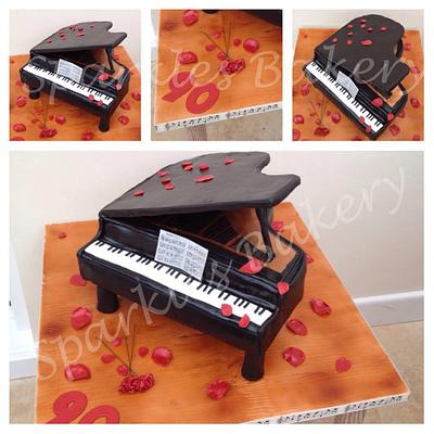 Grand Piano Cake - Cake by Karen