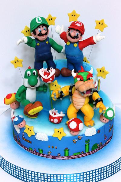 Super Mario Bros - Cake by Viorica Dinu