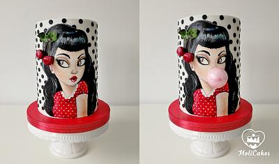 Pin up girl - Cake by MOLI Cakes