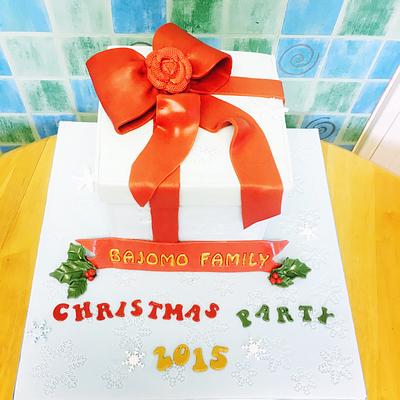 Christmas Gift Box Cake - Cake by IDreamOfCakes