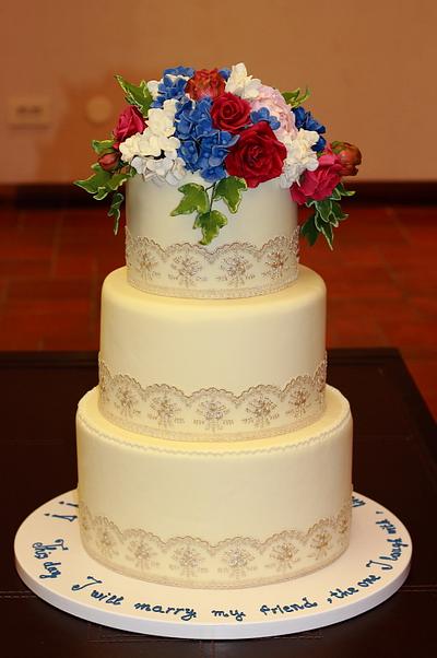 Classic wedding cake! - Cake by laskova