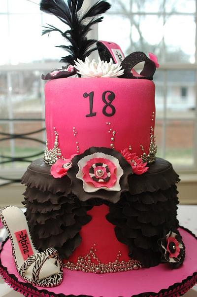 Birthday for two special girls! - Cake by CakeJunkie