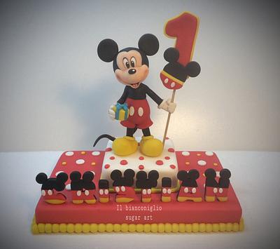 Mickey Mouse for Christian  - Cake by Carla Poggianti Il Bianconiglio