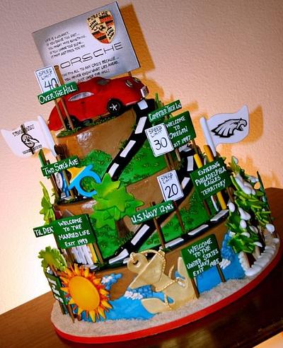 Road of Life - Cake by Stacy Lint