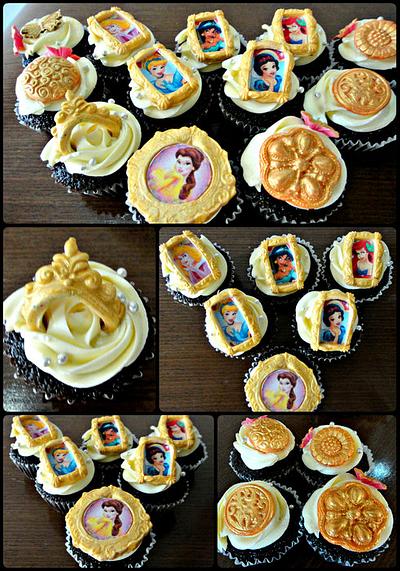 Disney Princess themed cupcakes - Cake by Ms.K Cupcakes