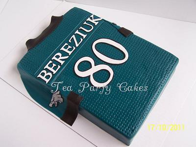 Eagles Fan 80th Birthday - Cake by Tea Party Cakes