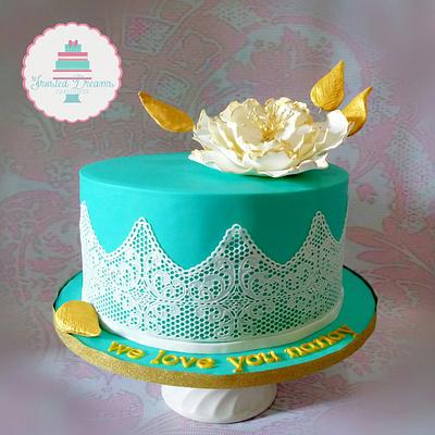 Lacey Teal - Cake by Frosted Dreams 