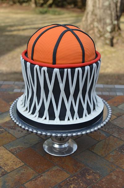 Basketball and Net - Cake by Elisabeth Palatiello