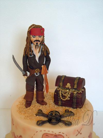 Jack Sparrow - Cake by Derika