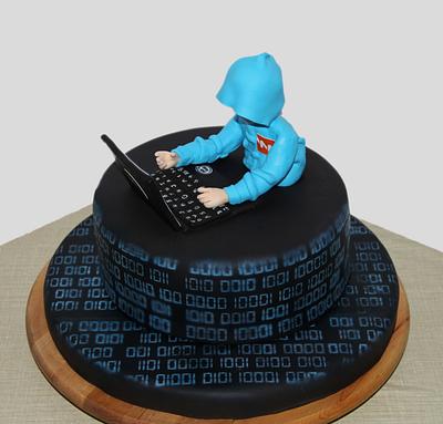 Birthday Computer Cake