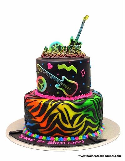 Rock theme cake - Cake by The House of Cakes Dubai
