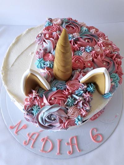 Unicorn cake 1 - Cake by Apolónia 
