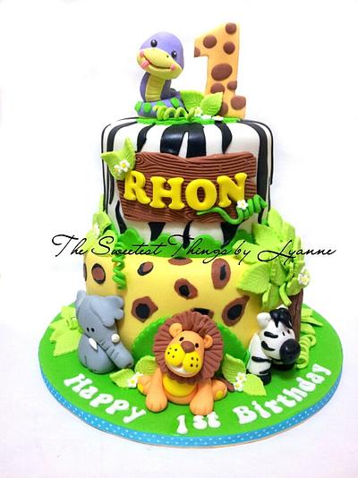 zoo safari cake - Cake by lyanne