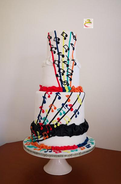 Music Wedding cake - Cake by Ruth - Gatoandcake