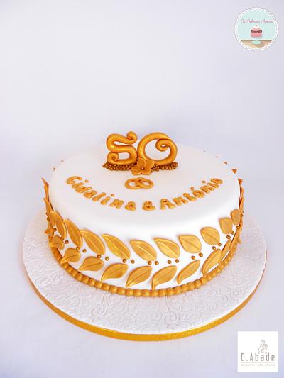 50th anniversary wedding cake - Cake by Ana Crachat Cake Designer 