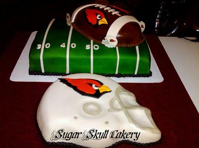 Arizona Cardinals Cake - Cake by Shey Jimenez