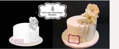 from sketch to cake - Cake by The Cake Boutique Manila
