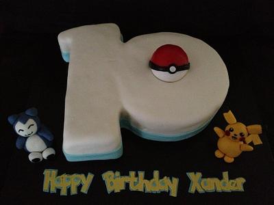Pokemon 10th birthday cake - Cake by Lesley