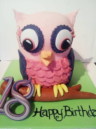 3D Owl Cake - Cake by EmzCakes