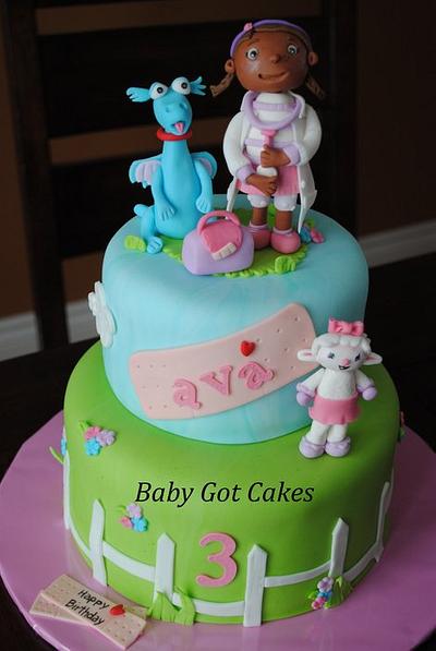 Doc McStuffins Two Tier - Cake by Baby Got Cakes
