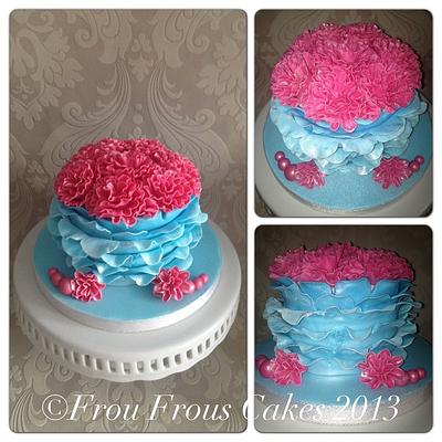 Ruffle Overload - Cake by Frou Frous Cakes