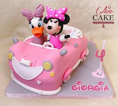 Minnie's Car 3D - Cake by Zia Ava's Cake