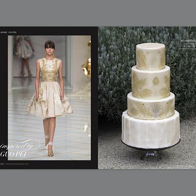 Fashion Inspired Cake  - Cake by Sweet Delights By Krystal 