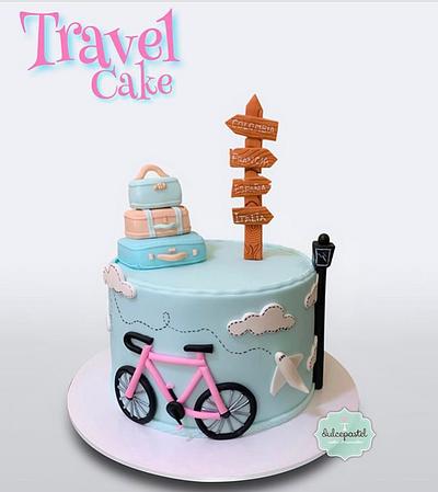Torta Viaje Medellín - Cake by Dulcepastel.com