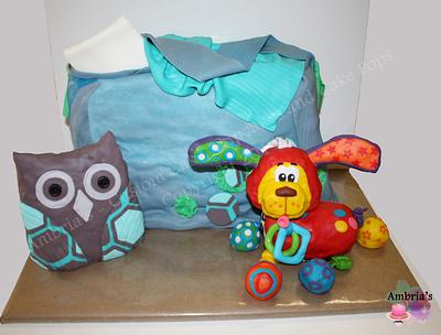 Diaper Bag and Toys - Cake by Ambria's
