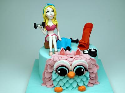 18th Birthday Cake for Girl - Cake by Beatrice Maria